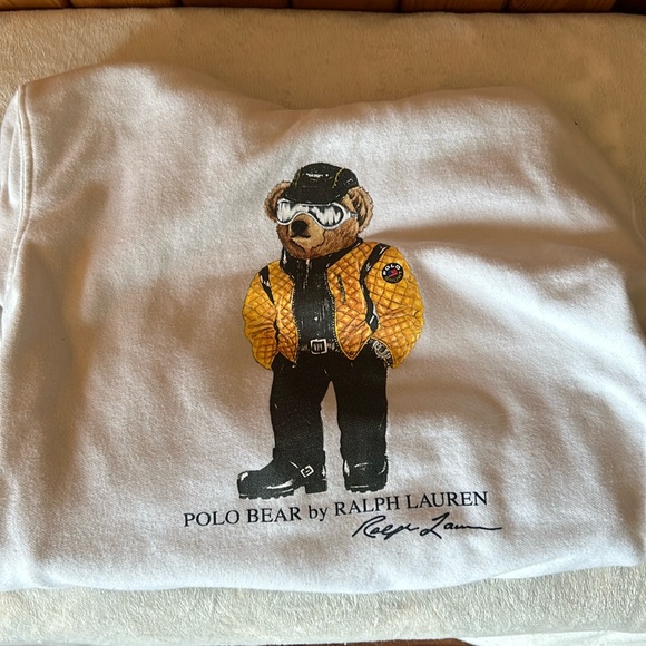 Polo Ralph Lauren Other - Polo Bear by Ralph Lauren Medium Fleece Hoodie